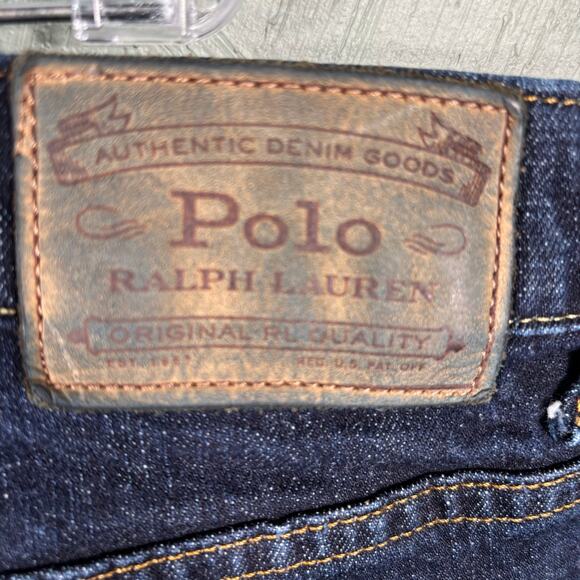 Polo Ralph Lauren Men's Denim Jeans Size 48Bx32 Dark Wash Everyday Casual Pants - Picture 4 of 14